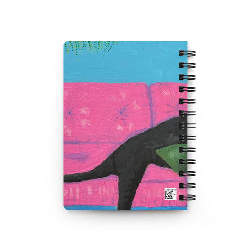Cozy Cat Spiral Journal