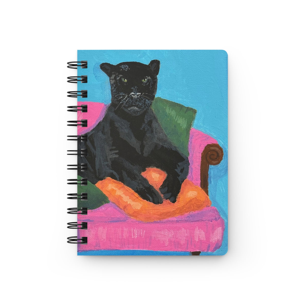Cozy Cat Spiral Journal